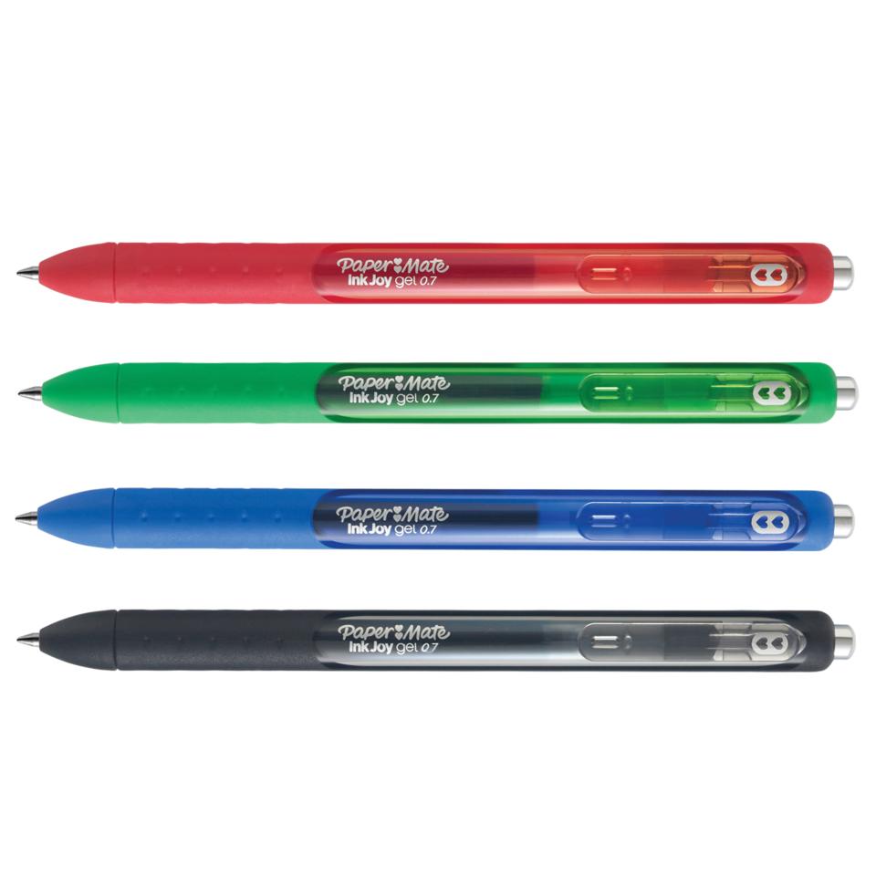 Paper Mate Inkjoy Gel 0.7mm Business Assorted Pack Of 4 Image