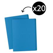 Avery Blue Manilla Folder A4 320 x 241 mm Pack 20