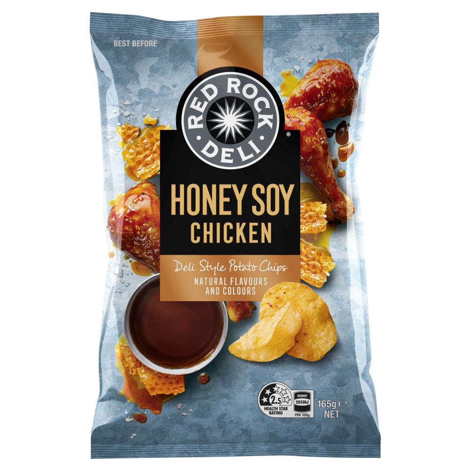 Red Rock Deli Chips Honey Soy Chicken 165g