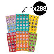 Scented Stickers Shapes Variety 29mm  Diecut Pack 288