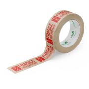 Envirostar Kraft Paper Tape Brown Printed Fragile 48mm x 50m