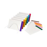 Codafile 191118 Lateral File Legal 388 x 242mm White Printed Side Tab Purple Pack 25