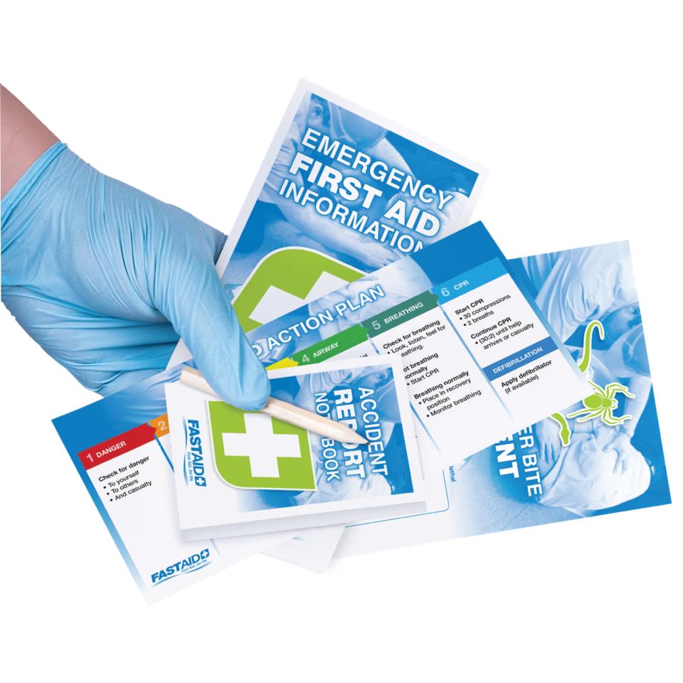 E11 FastAid First Aid Literature Pack | Winc