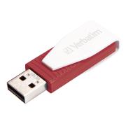 Verbatim Store N Go Swivel USB 2.0 Flash Drive 16 GB Red