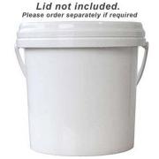 Plastic Vi 42535 Round Pail With Plastic White Handle 2L