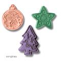 Thumbnail image of Songlines Ace Aboriginal Christmas Eco-dough Stamp And Cutters Set 3