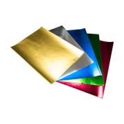 Rainbow A4 Single-sided Foil Sheets Assorted Colours Pack 40