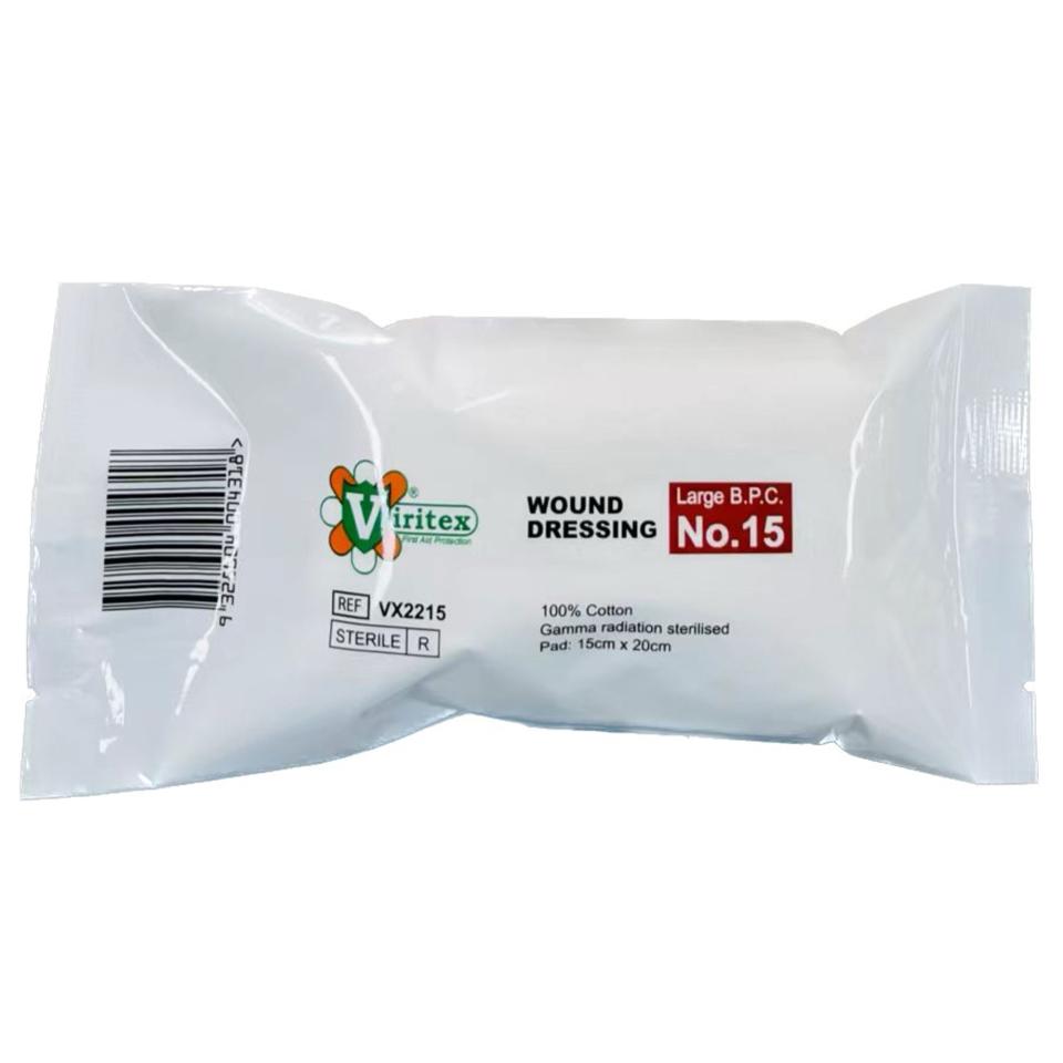 Uneedit WD15 First Aid Sterile Wound Dressing No.15
