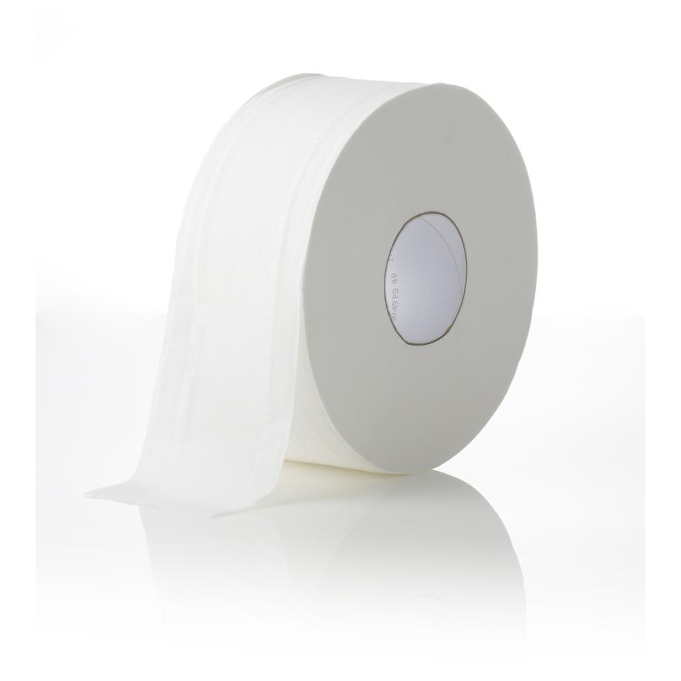 Livi Basics Toilet Tissue Roll 1 Ply Jumbo White Pack 8 Winc