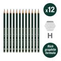 Thumbnail image of Castell 9000 Graphite Pencil H - Box of 12