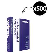 Winc Carbon Neutral 20% Recycled Copy Paper A5 80gsm White Ream 500