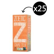 Zoetic Organic & Fairtrade Chai Tea Tea Bags Pack 25