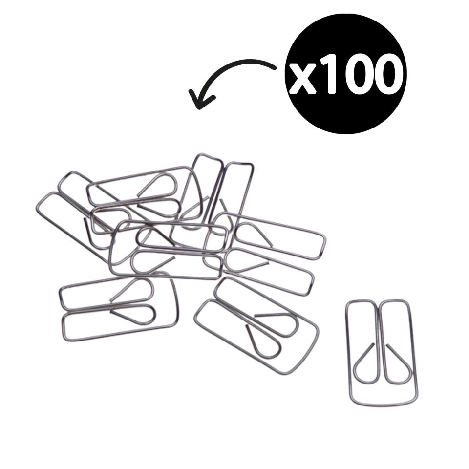 Esselte Paper Clip Owl 25mm Silver Box 100 Image