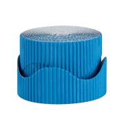 Rainbow Corrugated Border Roll Scalloped 60mmx15m Blue Pack Of 2