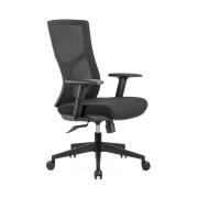 OLG Tilly Synchro Mesh Back Task Chair with Height Adjustable Arms in Black