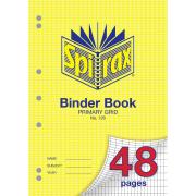 Spirax 126 A4 Binder Book 48 Pages Primary Grid