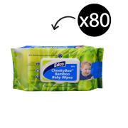 Edco Cheekyboo Bamboo Baby Wipes Pack 80