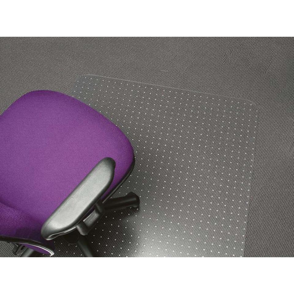 Marbig Chairmat 100% Recyclable Polycarbonate All Pile Carpet Matt 1500L x 1200W mm