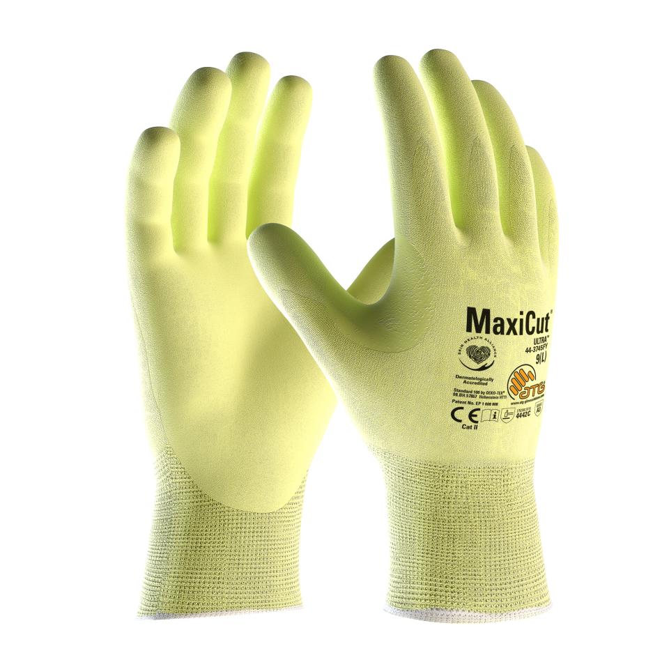 Atg 44-3745FY Maxicut Ultra Hi Vis Gloves Yellow
