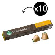 Starbucks Blonde Espresso Roast Coffee Capsules Pack 10