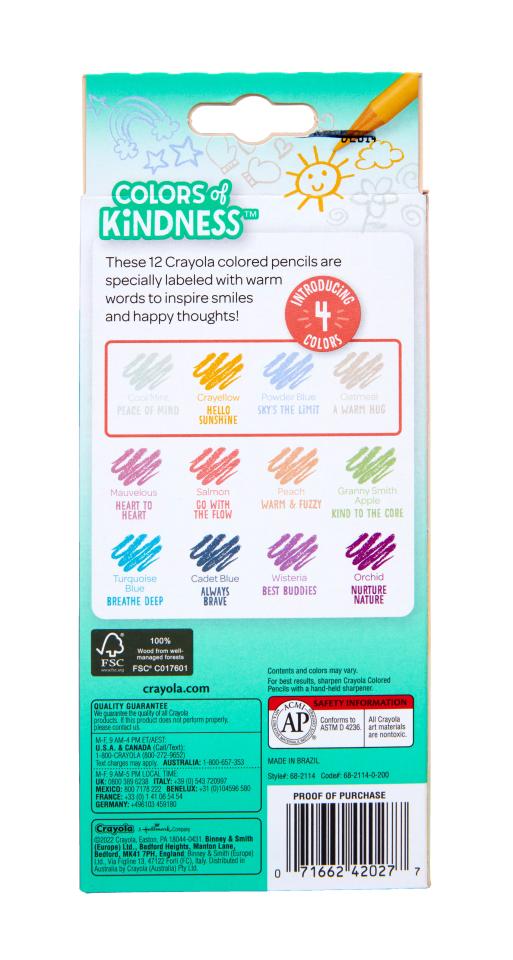 Crayola Colors Of Kindness Pencils Pack 12 | Winc