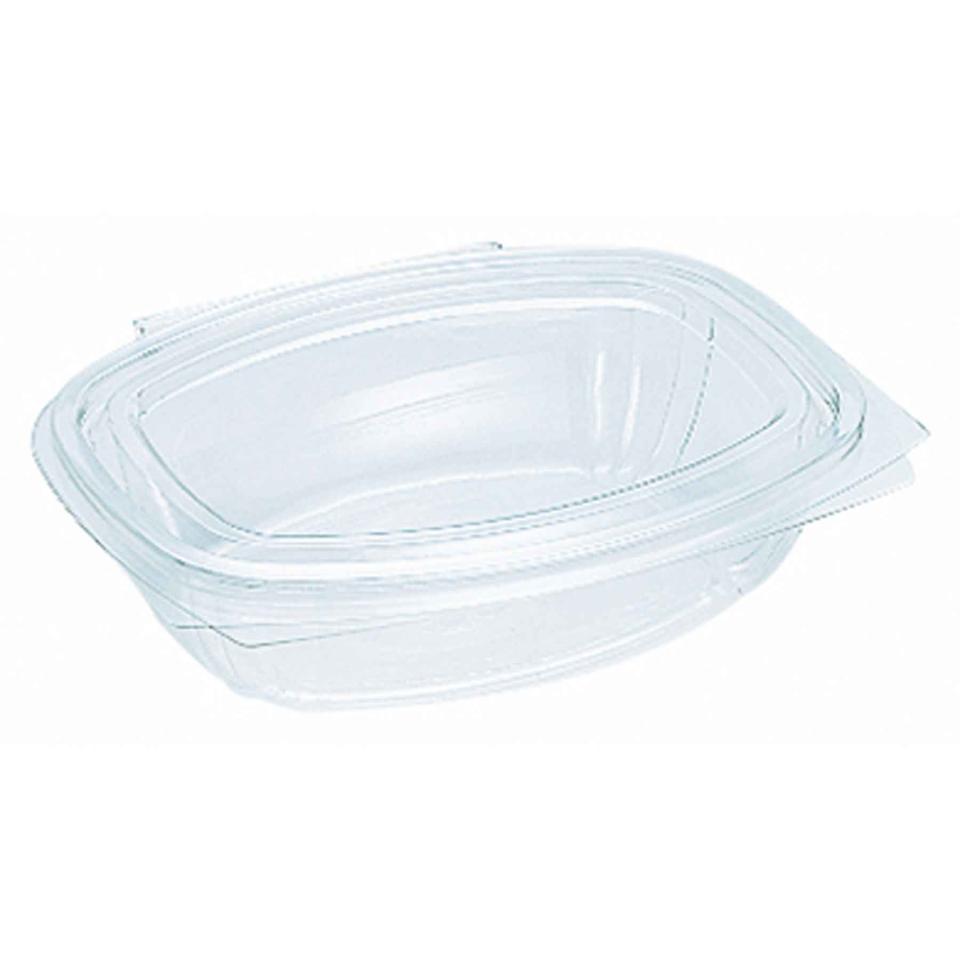 Huhtamaki Pet Freshclose Takeaway Container With Hinged Dome Lid 600ml Clear Carton 200
