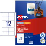 Avery Permanent Multi-purpose Labels - 76.2 x 46.4mm - 300 Labels (L7671)