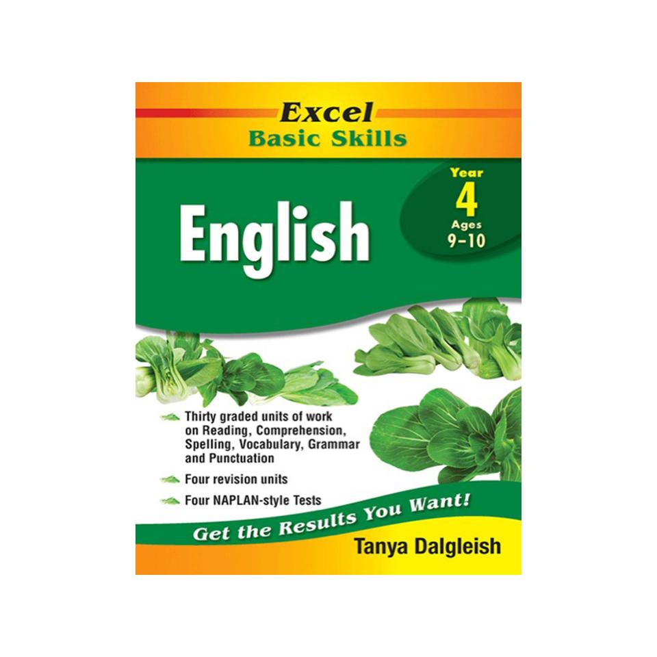Pascal Press Excel Basic Skills - English Year 4 Author Donna Gibbs