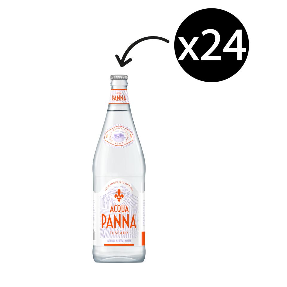 Acqua Panna Still Mineral Water Glass Bottle 500ml Carton 24