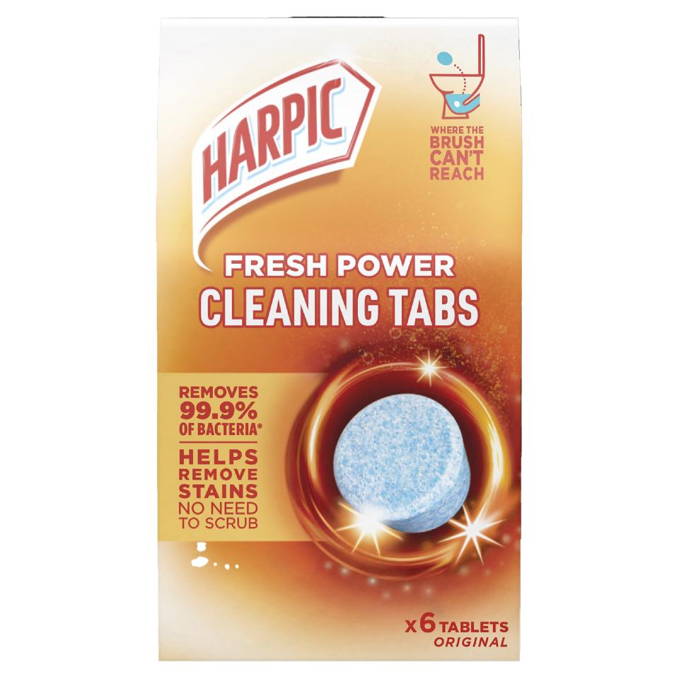 Harpic Fresh Power Toilet Cleaning Tabs Original Pack 6