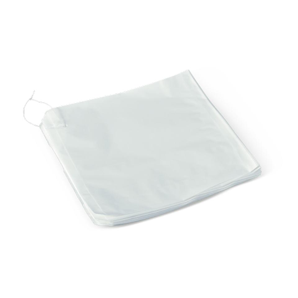 Detpak Paper Bag No. 1 Flat Square Strung 187x175mm White Pack 500