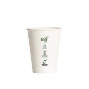 Truly Eco Single Wall Coffee Cup White 12oz Pack 50