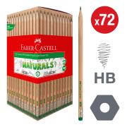 Naturals Graphite Pencils HB with Eraser Tip - Box of 72