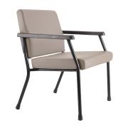 Buro Concord B Chair Black Powdercoat  Dillon Stratus PU