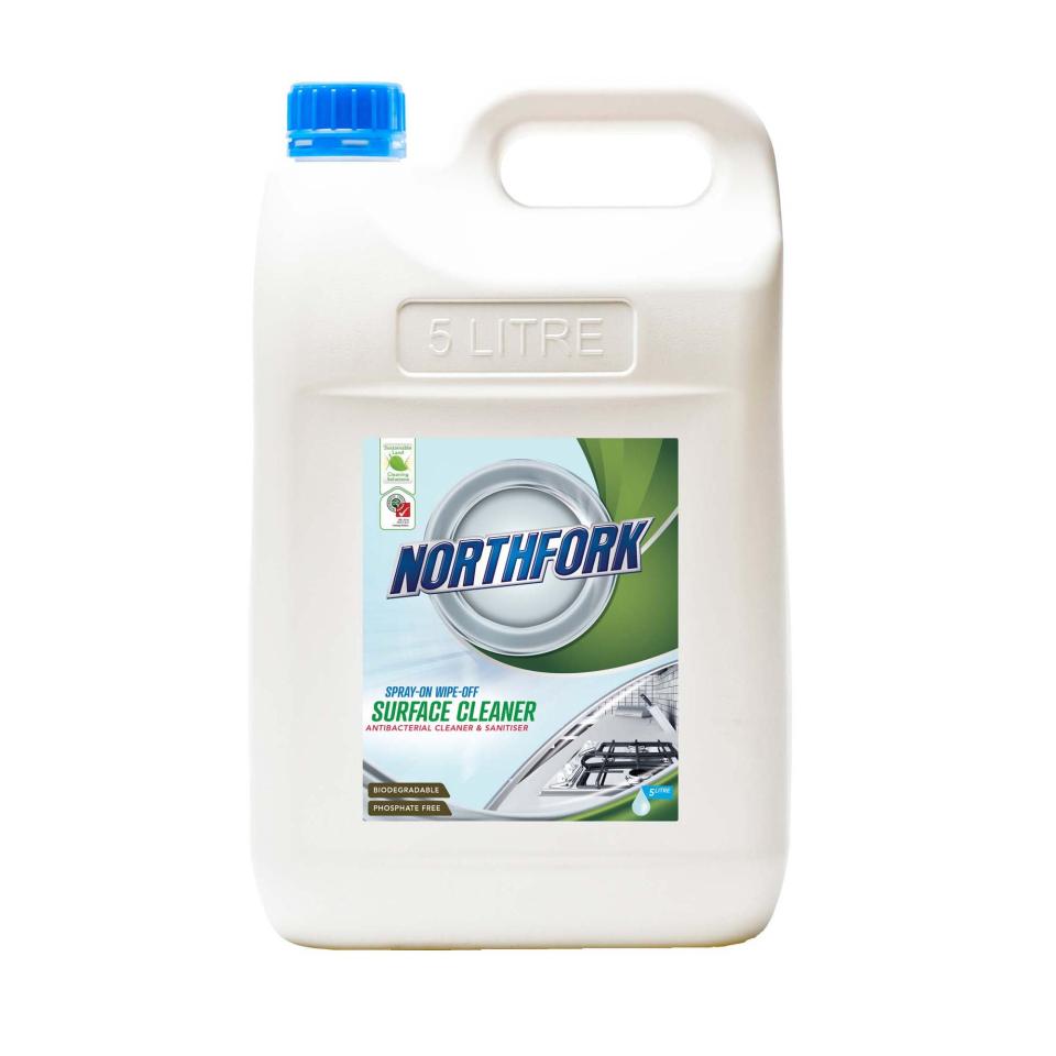 Northfork Spray-On Wipe-Off Surface Cleaner Geca Certified 5L
