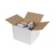 Cumberland Shipping Box Regular White 230 X 230 X 180mm Pack 25