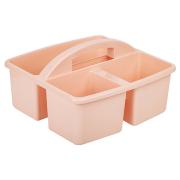 Elizabeth Richards Plastic Caddy 3 Sections Small Coral