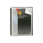 Marbig A4 Refillable Display Book 20 Pocket Black