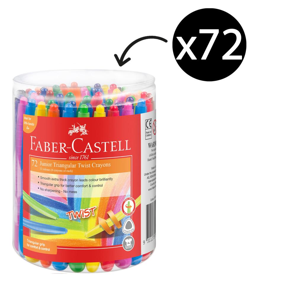 Faber-Castell Twist Crayons Classpack Pack 72