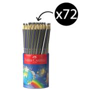 Faber Castell Goldfaber Graphite Pencil HB Tin Cup 72