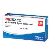 HDPE Dispense Apron 710 x 1170mm White Pack of 100