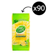 Pine O Cleen Disinfectant Surface Wipes Lemon Lime Pack 90