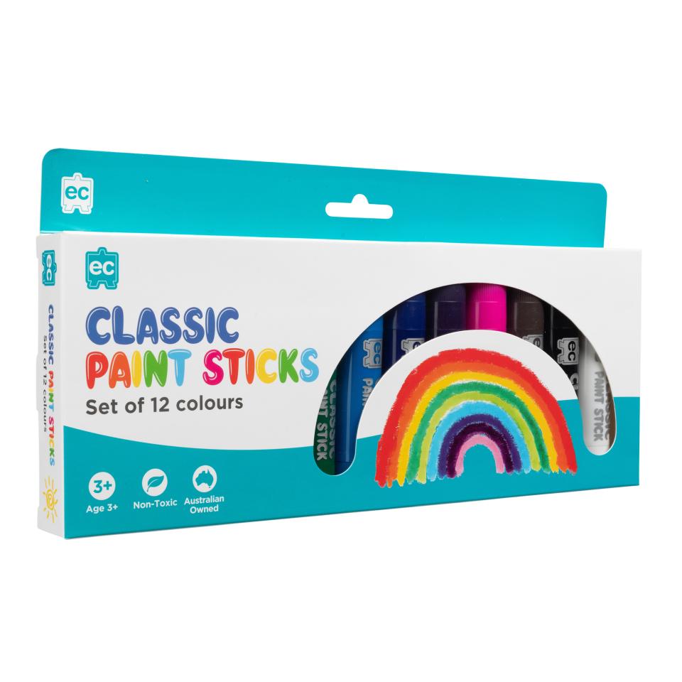 Educational Colours Paint Sticks Classic Set Of 12 | Winc