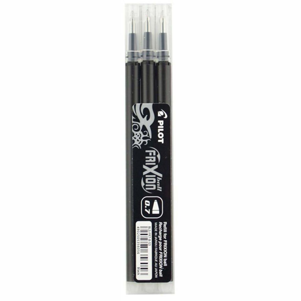 Pilot Frixion Clicker Retractable Pen 0.7mm Black Box 12