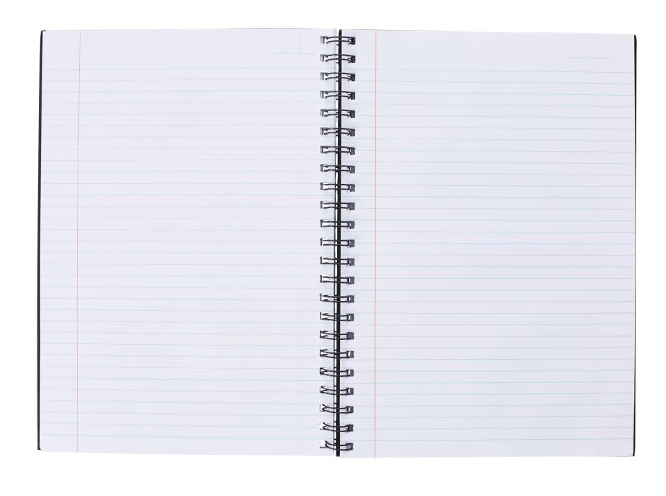 Winc Hardcover Spiral Notebook Ruled A4 Black 200 Pages | Winc