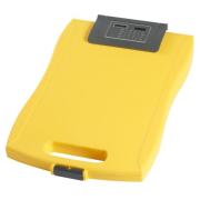 Staples Clipboard Storage Case With Calculator Yellow