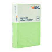 Winc Premium Coloured Copy Paper A4 80gsm Lime Green Ream 500