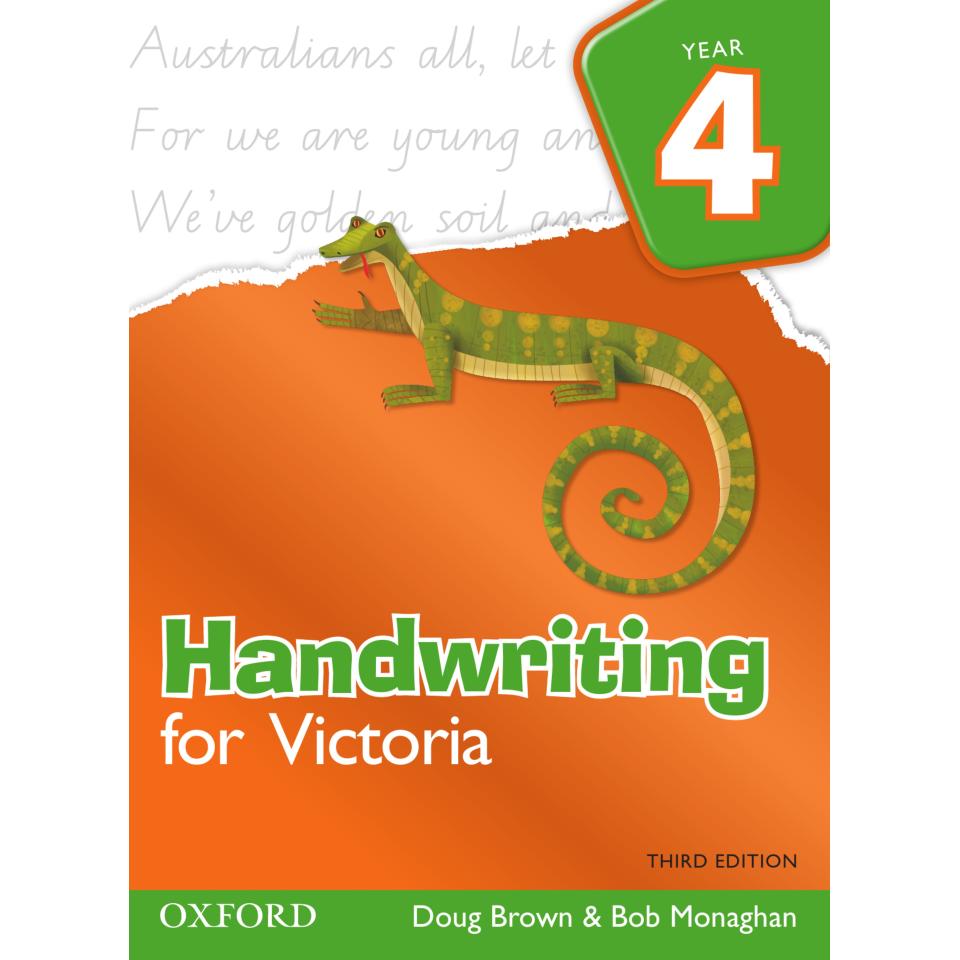 Handwriting For Victoria  Year 4