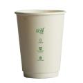 Thumbnail image of Truly Eco Double Wall Coffee Cup White 12oz Carton 500