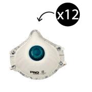 Prochoice Pc531 Disposable Active Carbon Filter Respirator P2 Valved Box 12